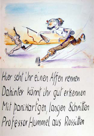 Professor Hummel Comic Seite 1